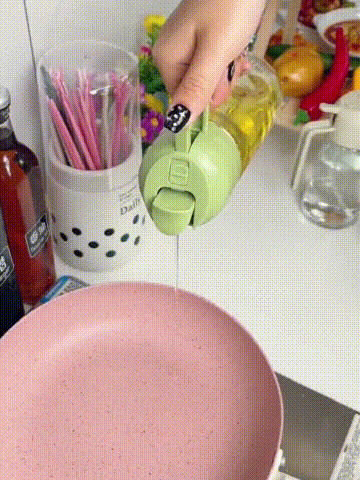2-in-1 Glass Oil Sprayer & Dispenser