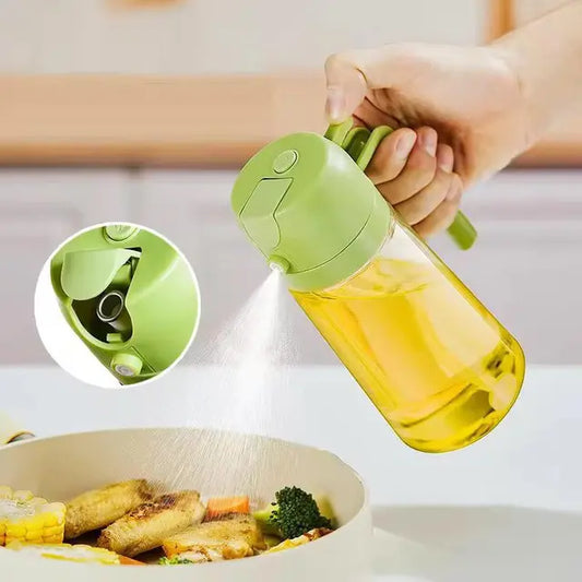 2-in-1 Glass Oil Sprayer & Dispenser