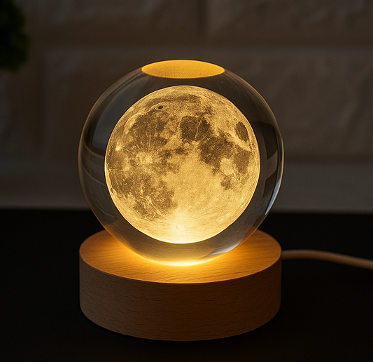 3D Crystal Moon Lamp Ball